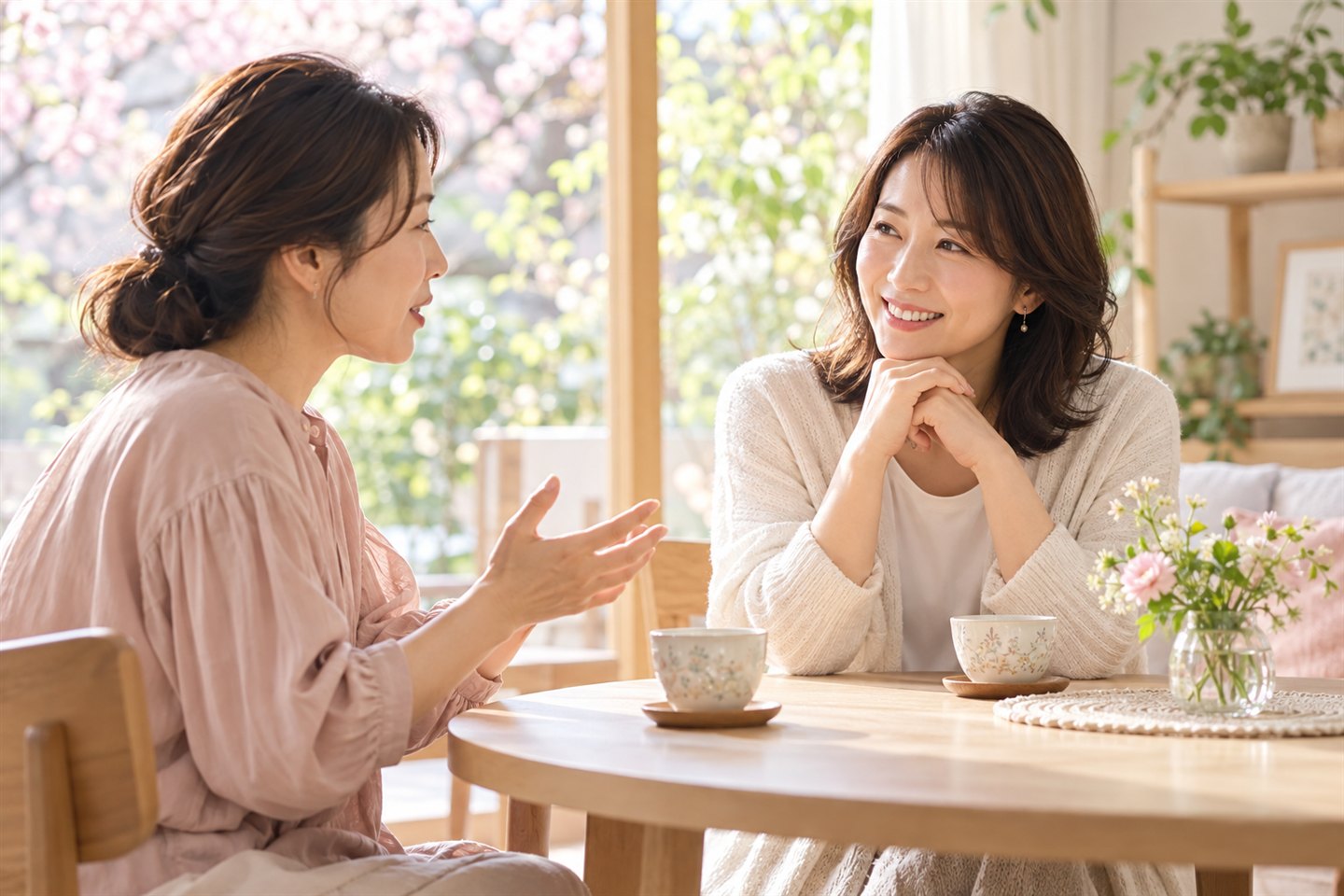 相談者の疑問を丁寧に聞くイメージ