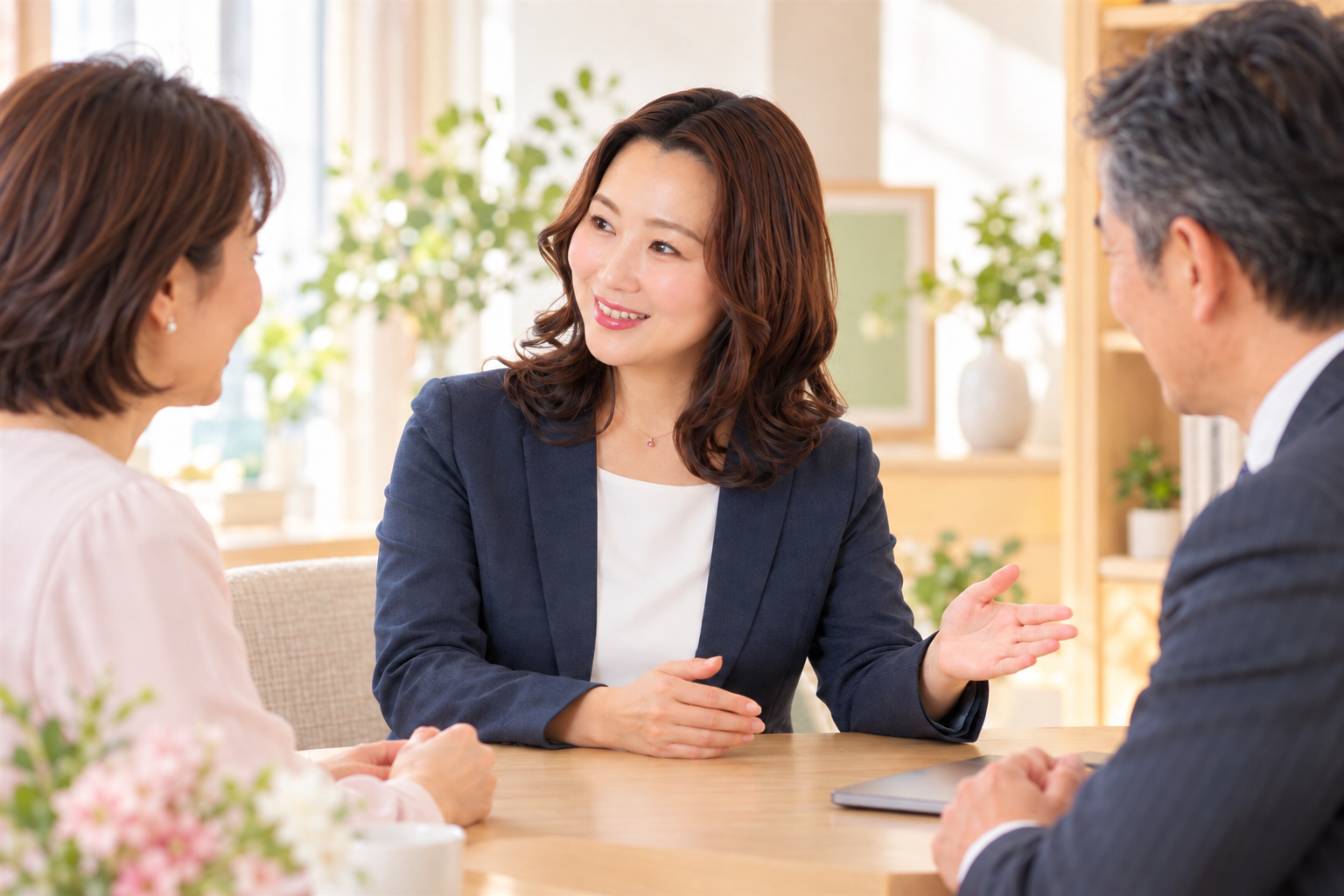 大塚美樹が相談者と専門家をつなぐイメージ